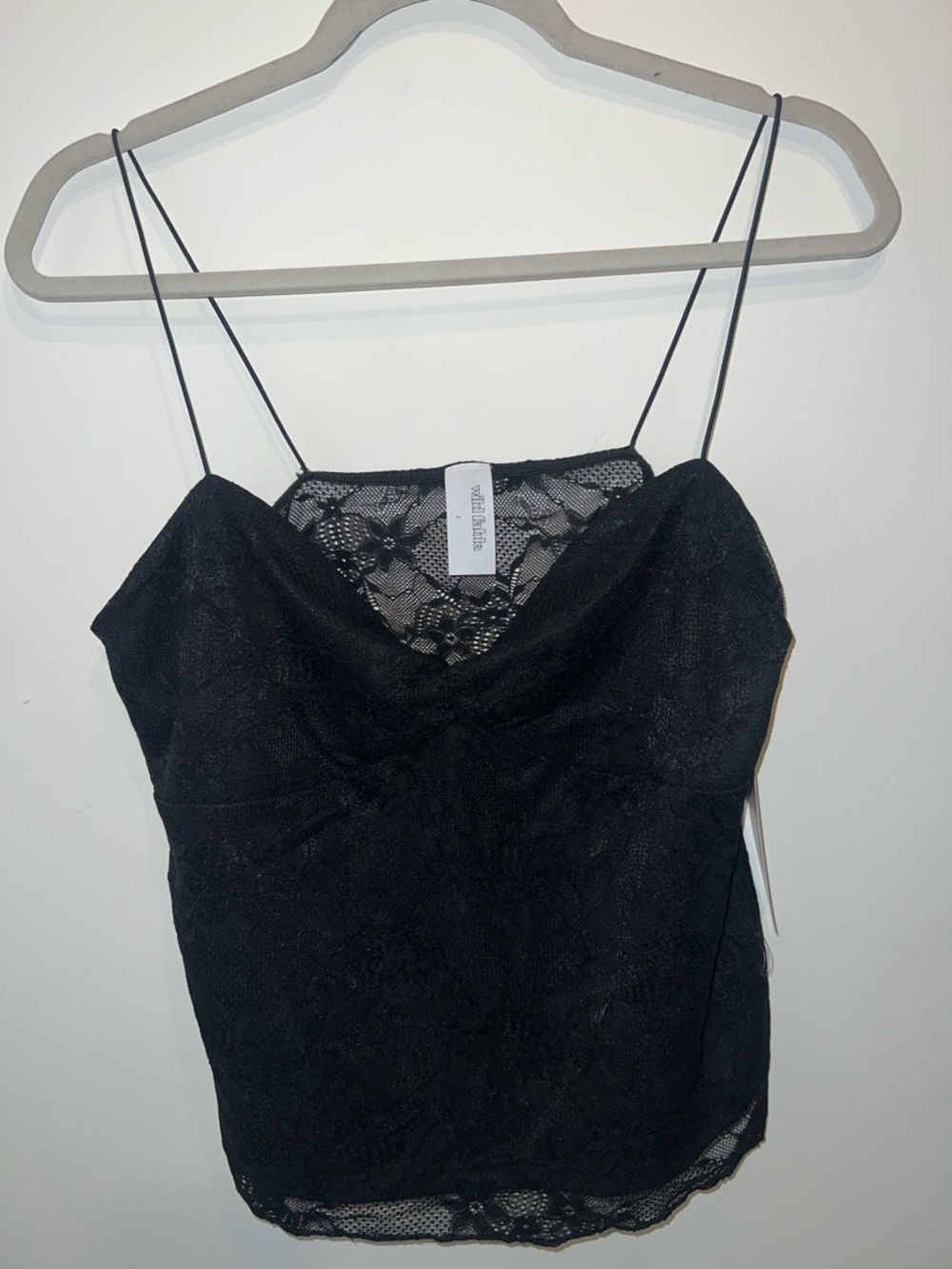 wild fable Black Lace Cami
